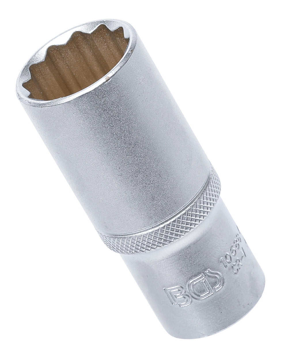 BGS 10688 Nuss / Stecknuss / Steckschlüsseleinsatz Zwölfkant tief SW 24mm Antrieb 12,5mm (1/2")