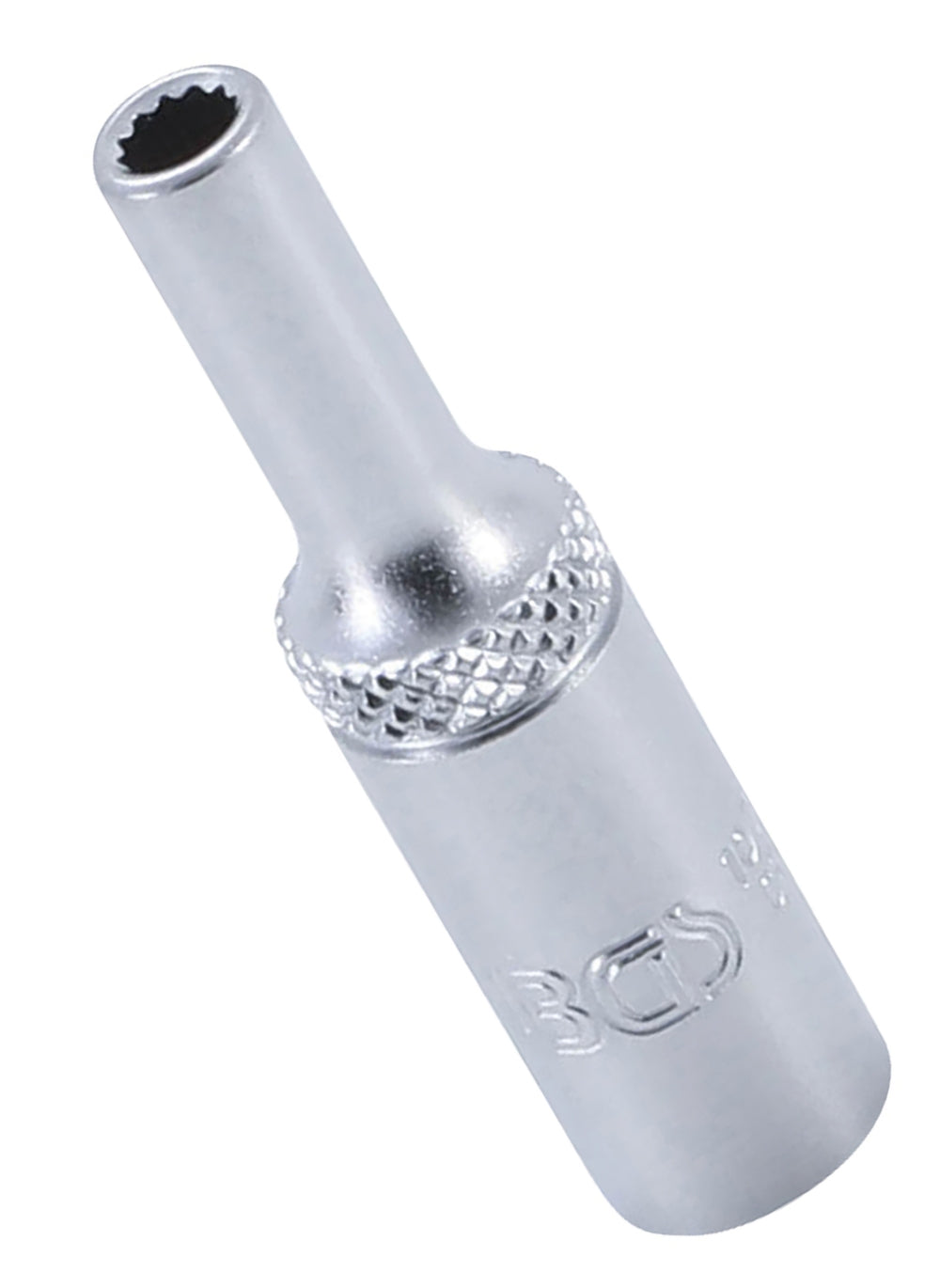 BGS 10702 Nuss / Stecknuss / Steckschlüsseleinsatz Zwölfkant tief SW 4mm Antrieb 6,3mm (1/4")