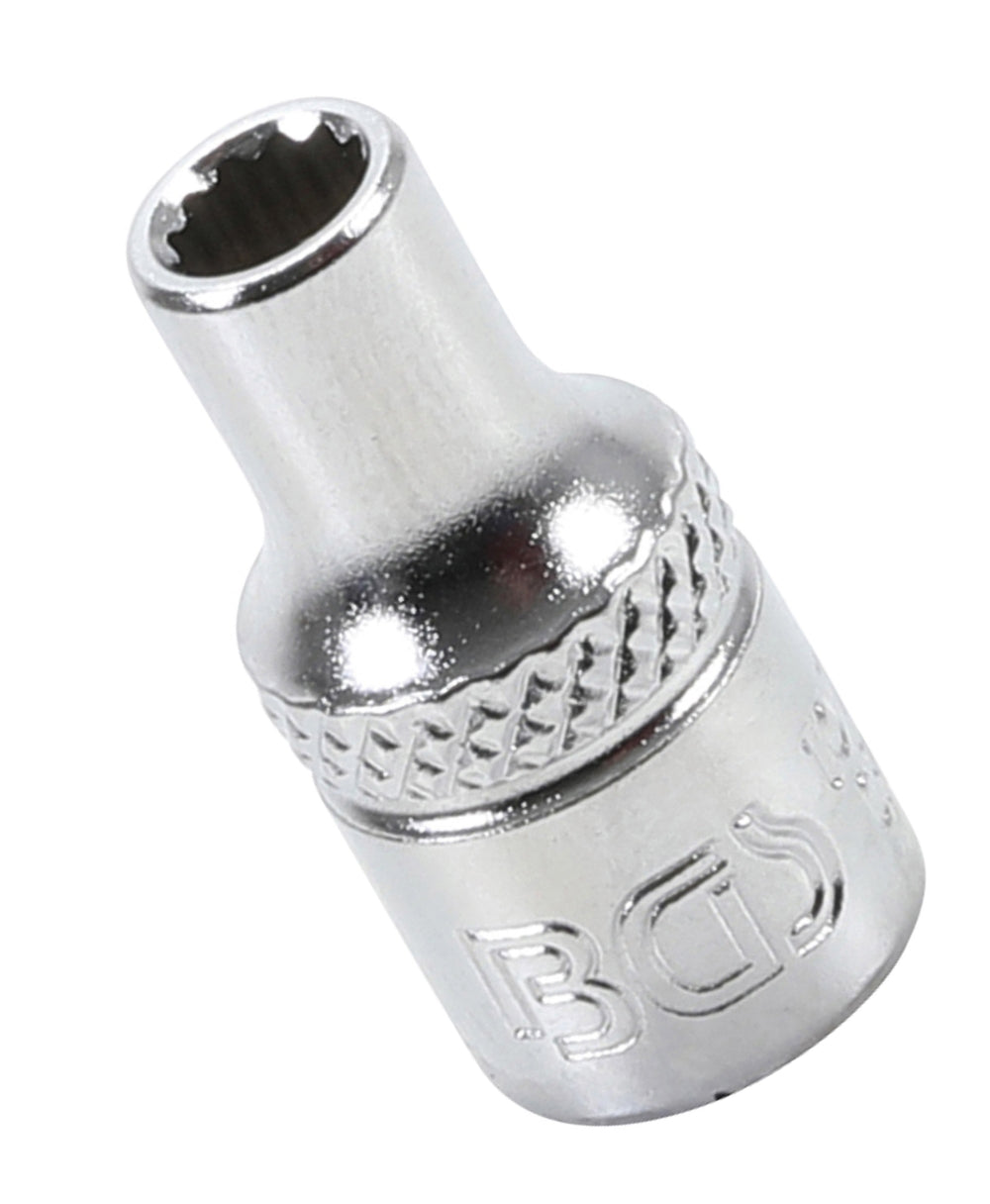 BGS 10773 Nuss / Stecknuss / Steckschlüsseleinsatz Zwölfkant tief SW 4,5mm Antrieb 6,3mm (1/4")