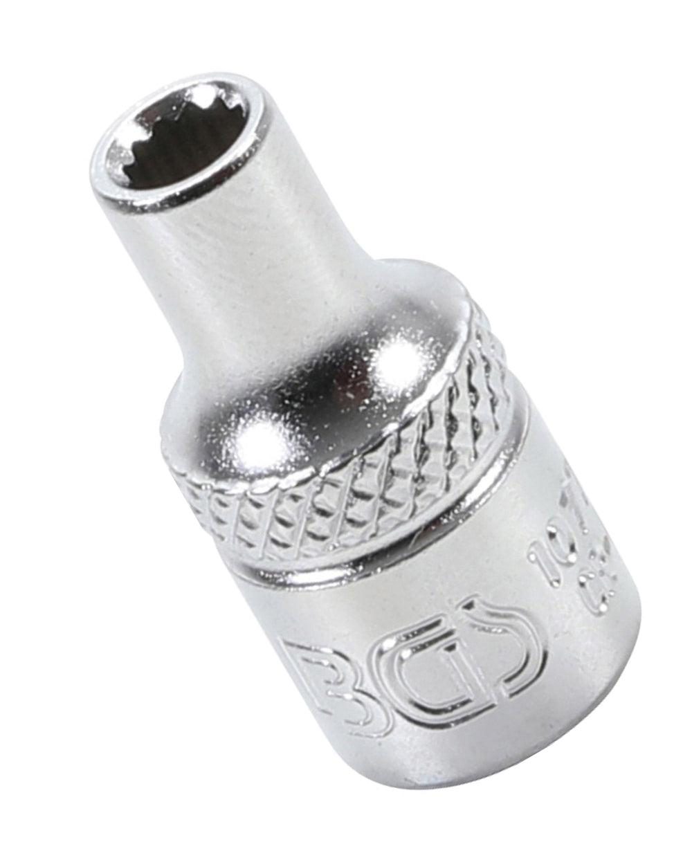 BGS 10774 Nuss / Stecknuss / Steckschlüsseleinsatz Zwölfkant tief SW 4mm Antrieb 6,3mm (1/4")