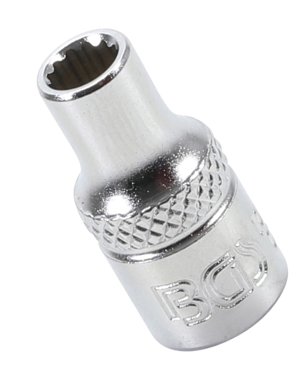 BGS 10775 Nuss / Stecknuss / Steckschlüsseleinsatz Zwölfkant tief SW 5mm Antrieb 6,3mm (1/4")