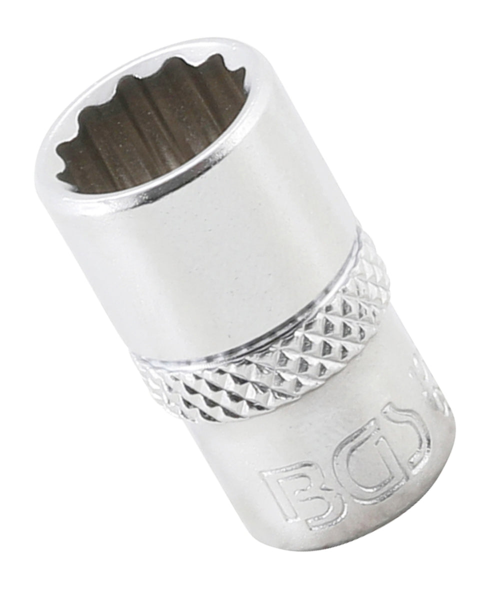 BGS 10877 Nuss / Stecknuss / Steckschlüsseleinsatz Zwölfkant SW 3/8" Antrieb 6,3mm (1/4")