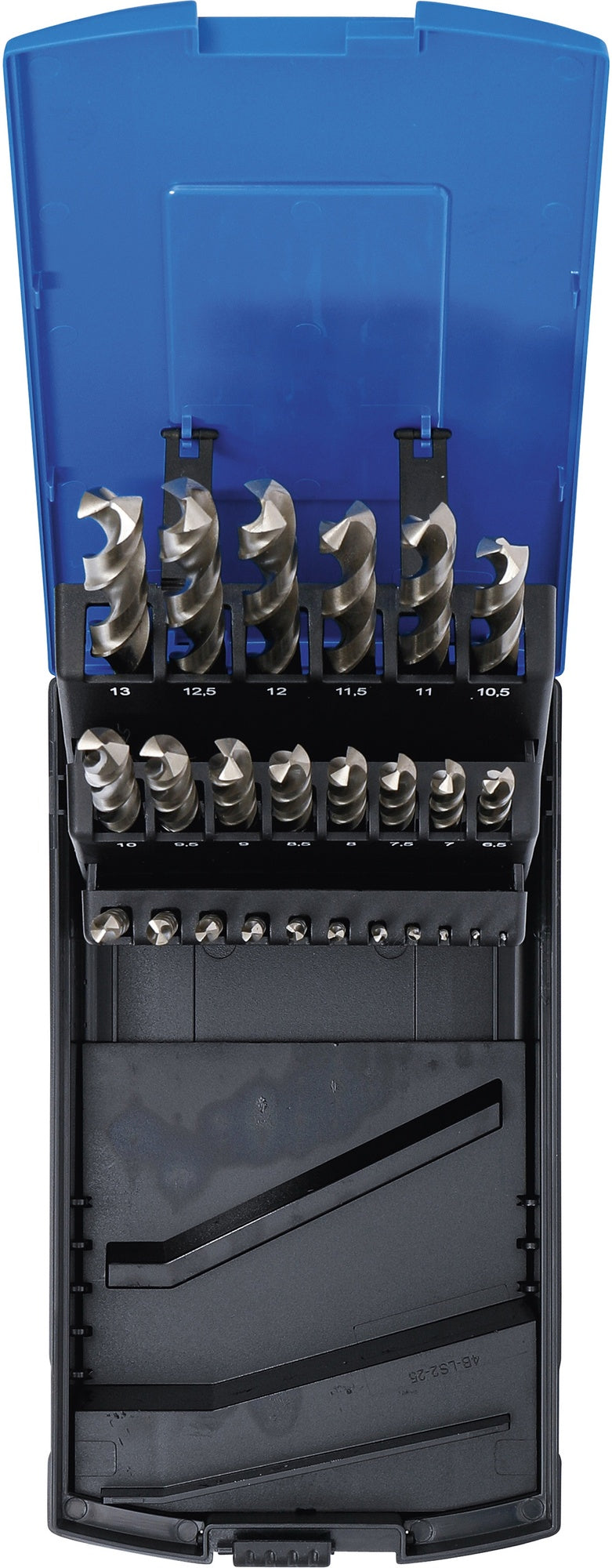 BGS 110 Satz HSS Spiralbohrer / Bohrer 1-13mm für Metall 0,5mm Abstufung