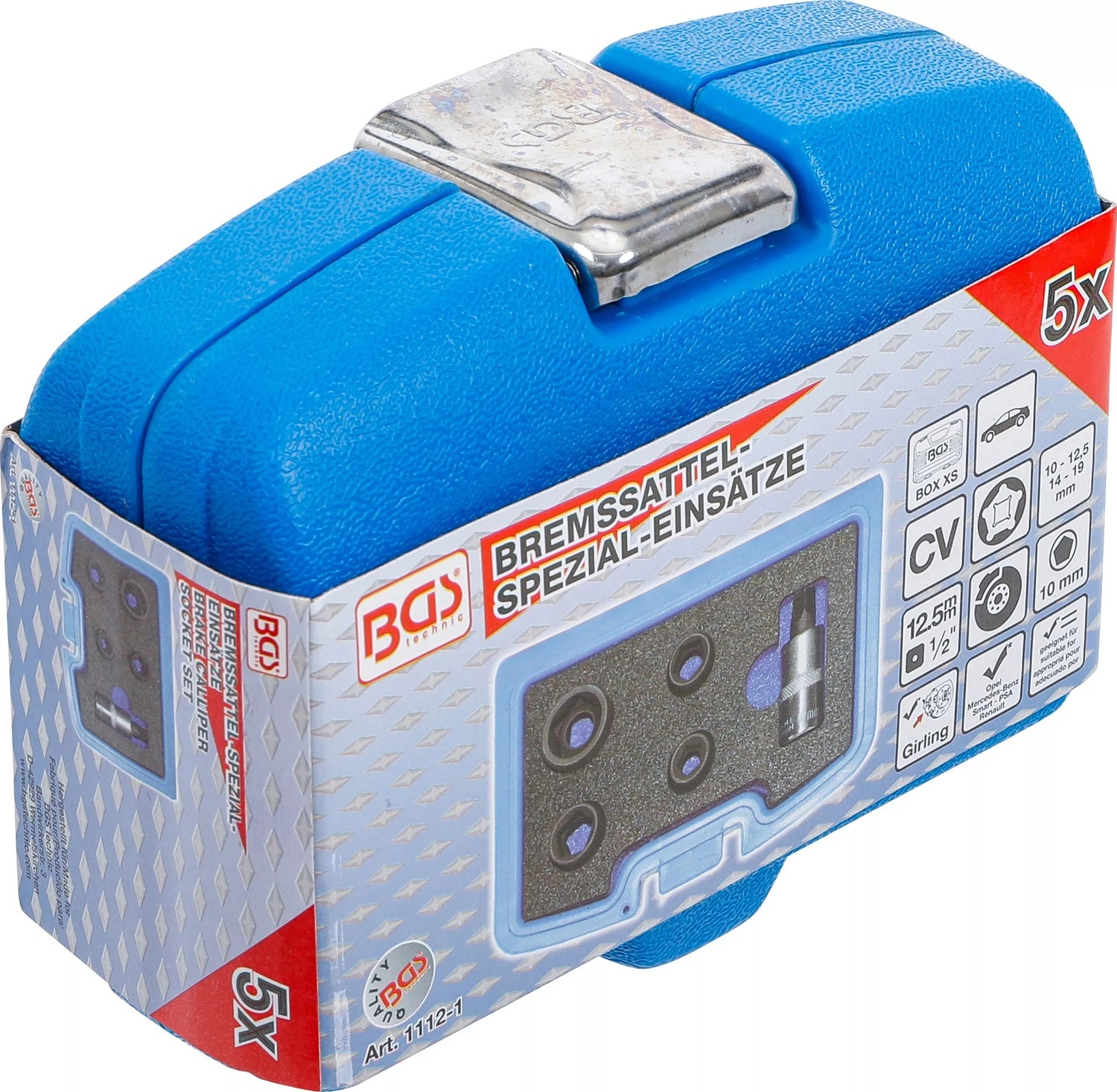 BGS 1112-1 Satz Spezialeinsätze für Bremssättel Fünfkant Pentagon