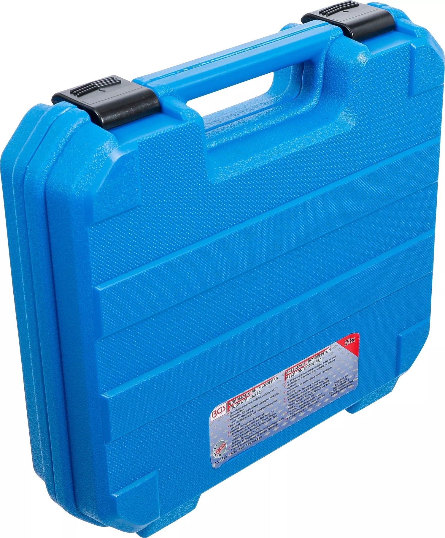 BGS 1114 Satz Rückstellwerkzeug für Bremskolben pneumatisch 22 teilig