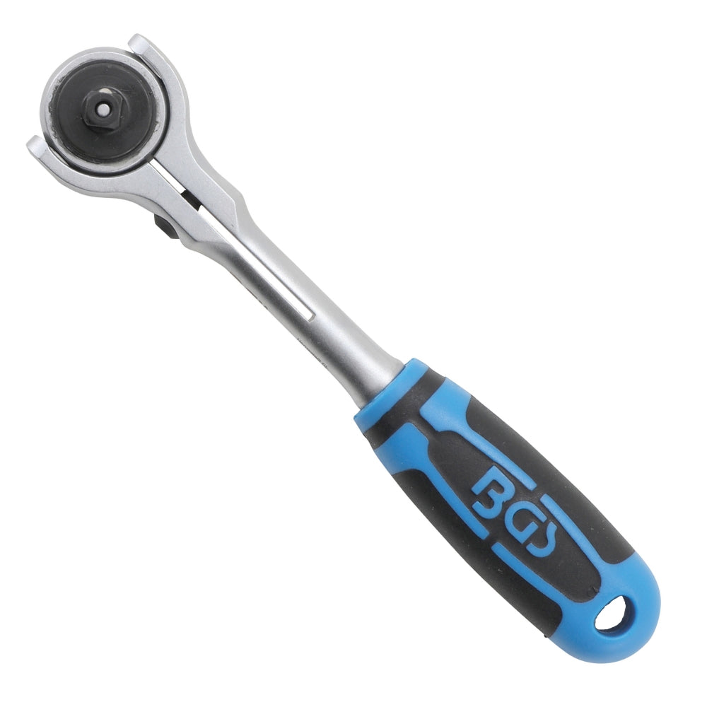 BGS 112 Umschaltknarre / Knarre mit Kugelkopf Abtrieb Außenvierkant 6,3 mm (1/4")
