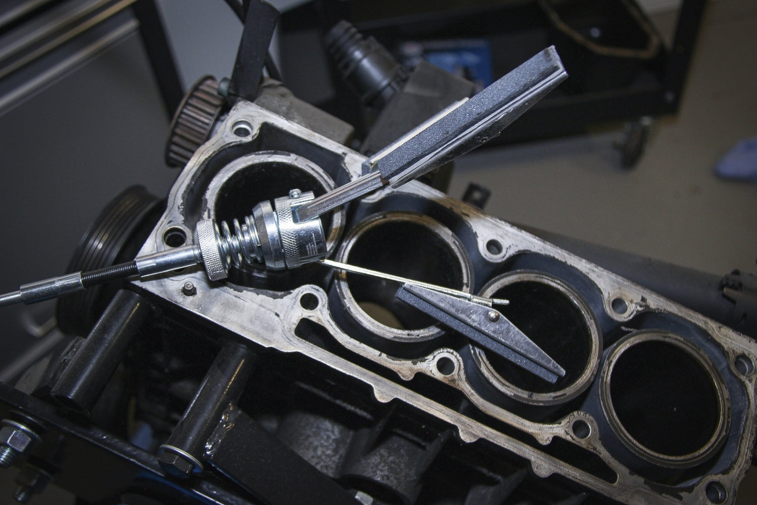 BGS 1157 Honwerkzeug für Laufbuchse 3 armig Ø 58-168mm Backenlänge 100mm Korn 180