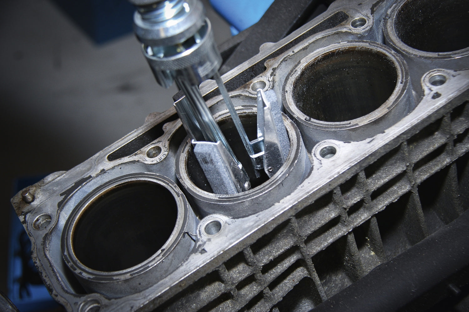 BGS 1157 Honwerkzeug für Laufbuchse 3 armig Ø 58-168mm Backenlänge 100mm Korn 180