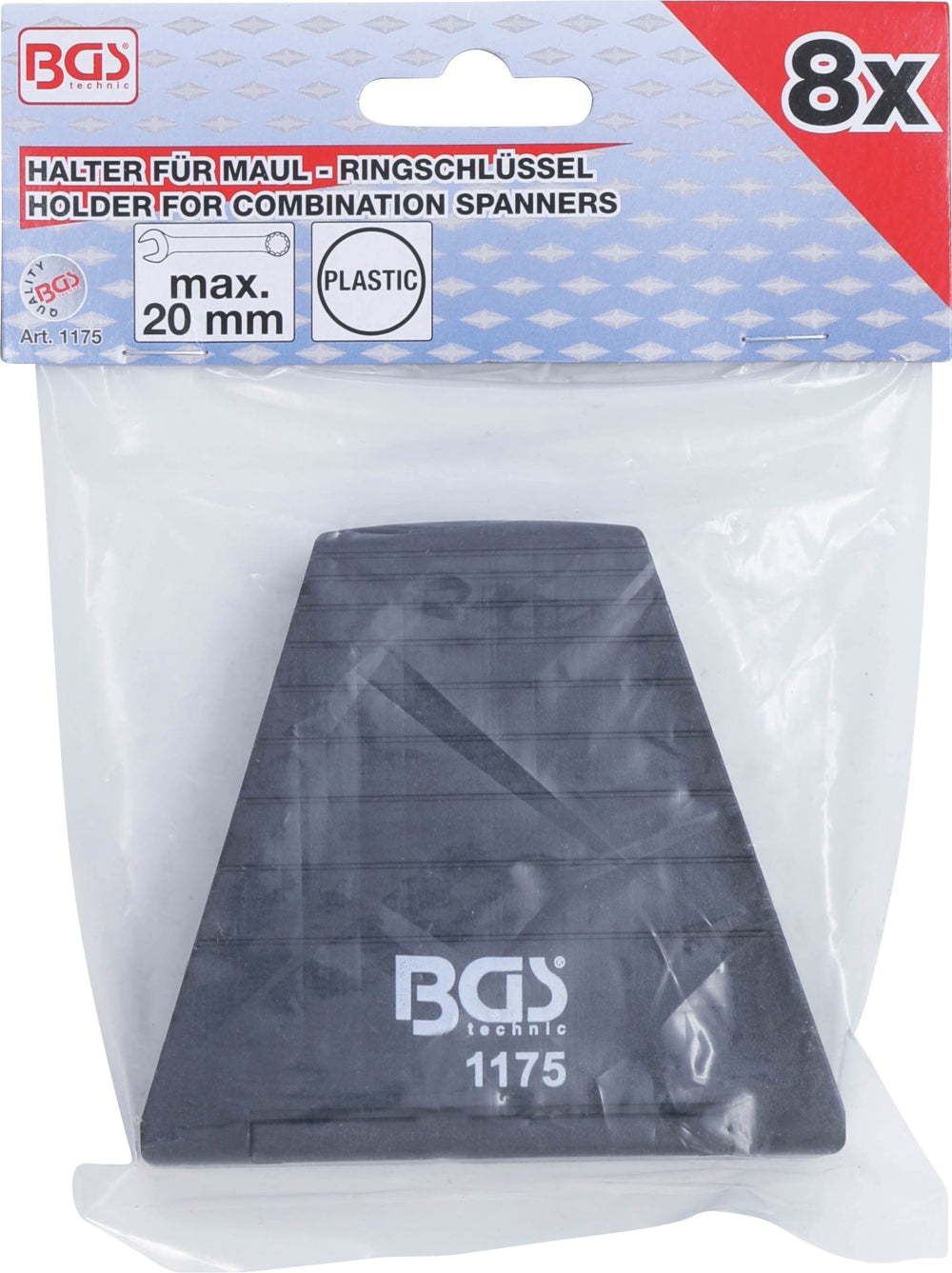 BGS 1175 Halter für 8 Schraubenschlüssel Maulschlüssel Ringschlüssel