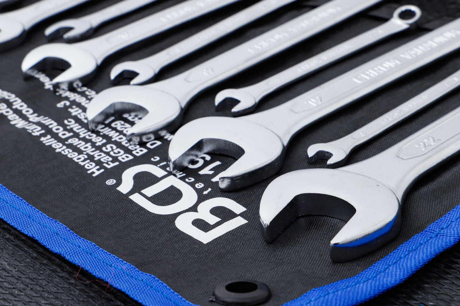 BGS 1197 Satz Ringmaulschlüssel 6-22mm metrisch 12 teilig mit Tasche