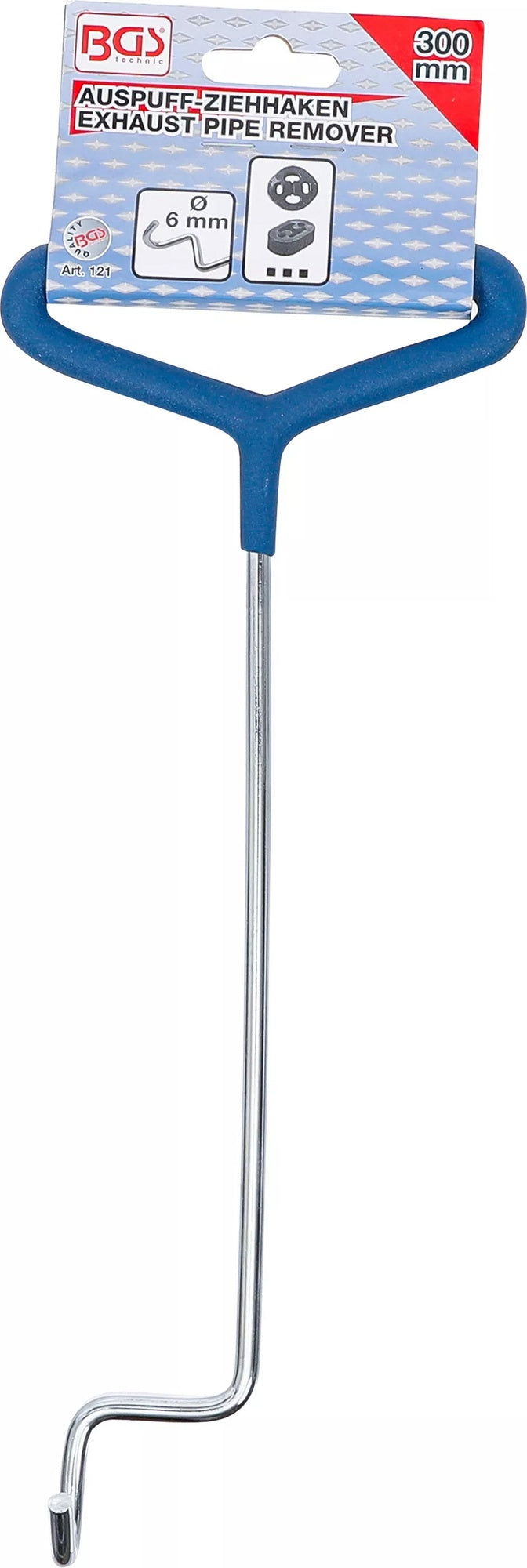BGS 121 Auspuff Ziehhaken mit Hakendurchmesser Ø6mm
