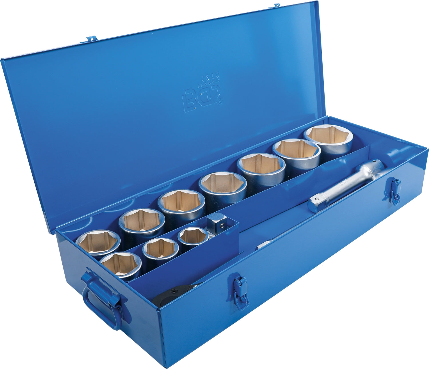 BGS 1210 Satz Steckschlüssel Antrieb 25mm (1") 36mm - 80mm speziell Landwirtschaft Schwerlastverkehr