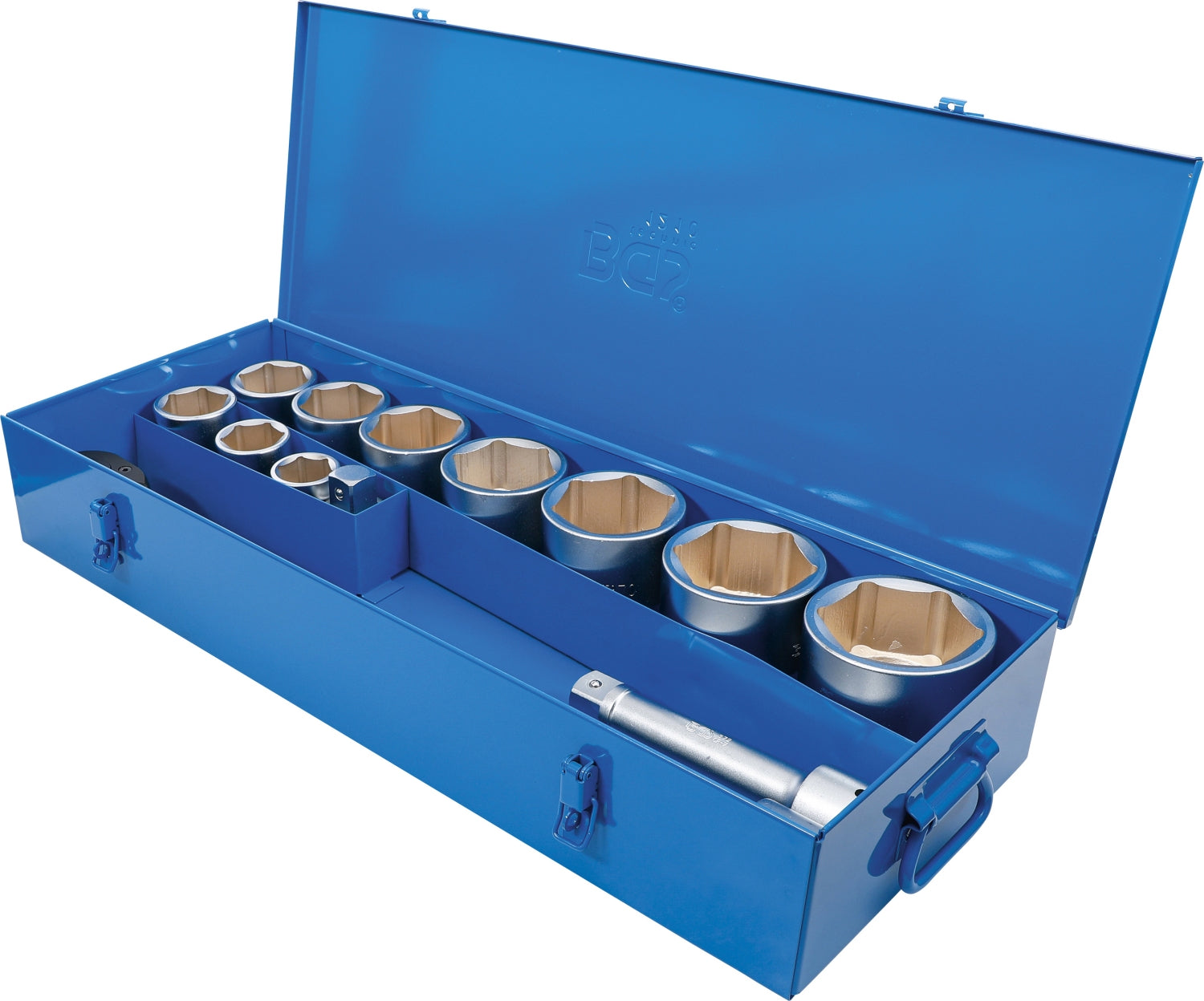 BGS 1210 Satz Steckschlüssel Antrieb 25mm (1") 36mm - 80mm speziell Landwirtschaft Schwerlastverkehr