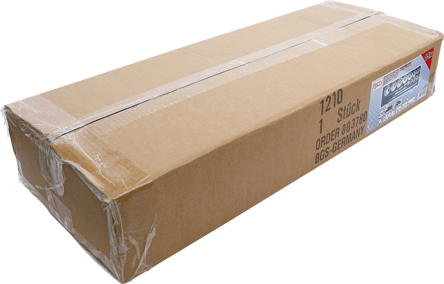 BGS 1210 Satz Steckschlüssel Antrieb 25mm (1") 36mm - 80mm speziell Landwirtschaft Schwerlastverkehr