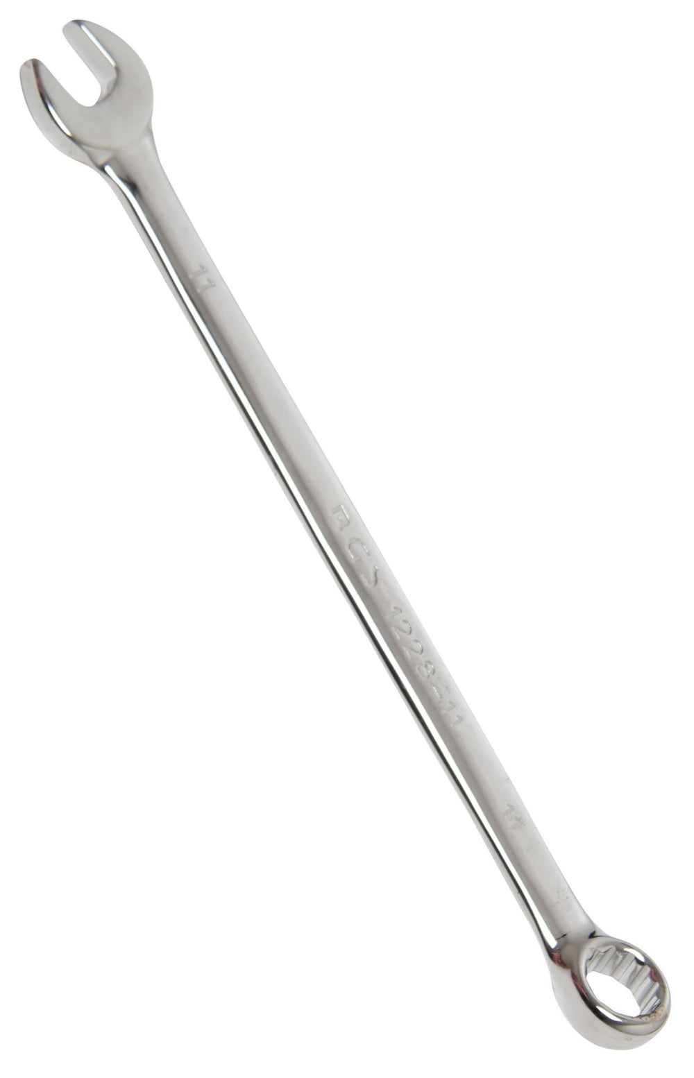 BGS 1228-11 Ringmaulschlüssel extra lang SW 11mm metrisch kalt geschmiedet hochglanz