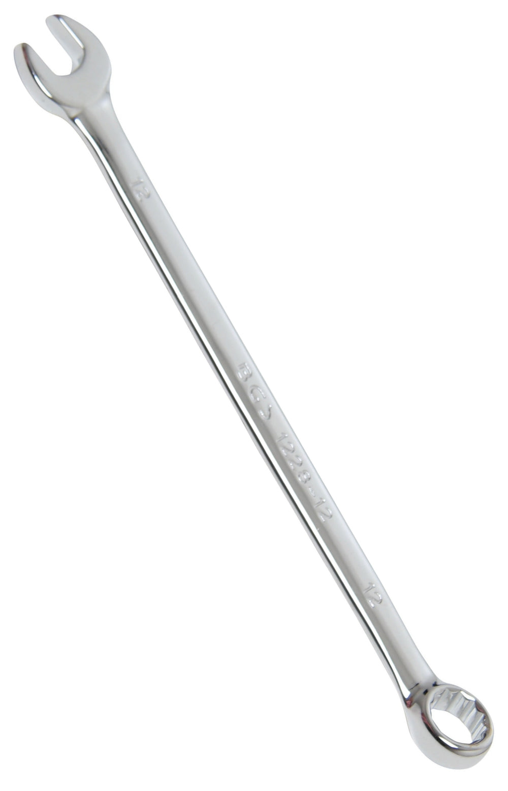 BGS 1228-12 Ringmaulschlüssel extra lang SW 12mm metrisch kalt geschmiedet hochglanz