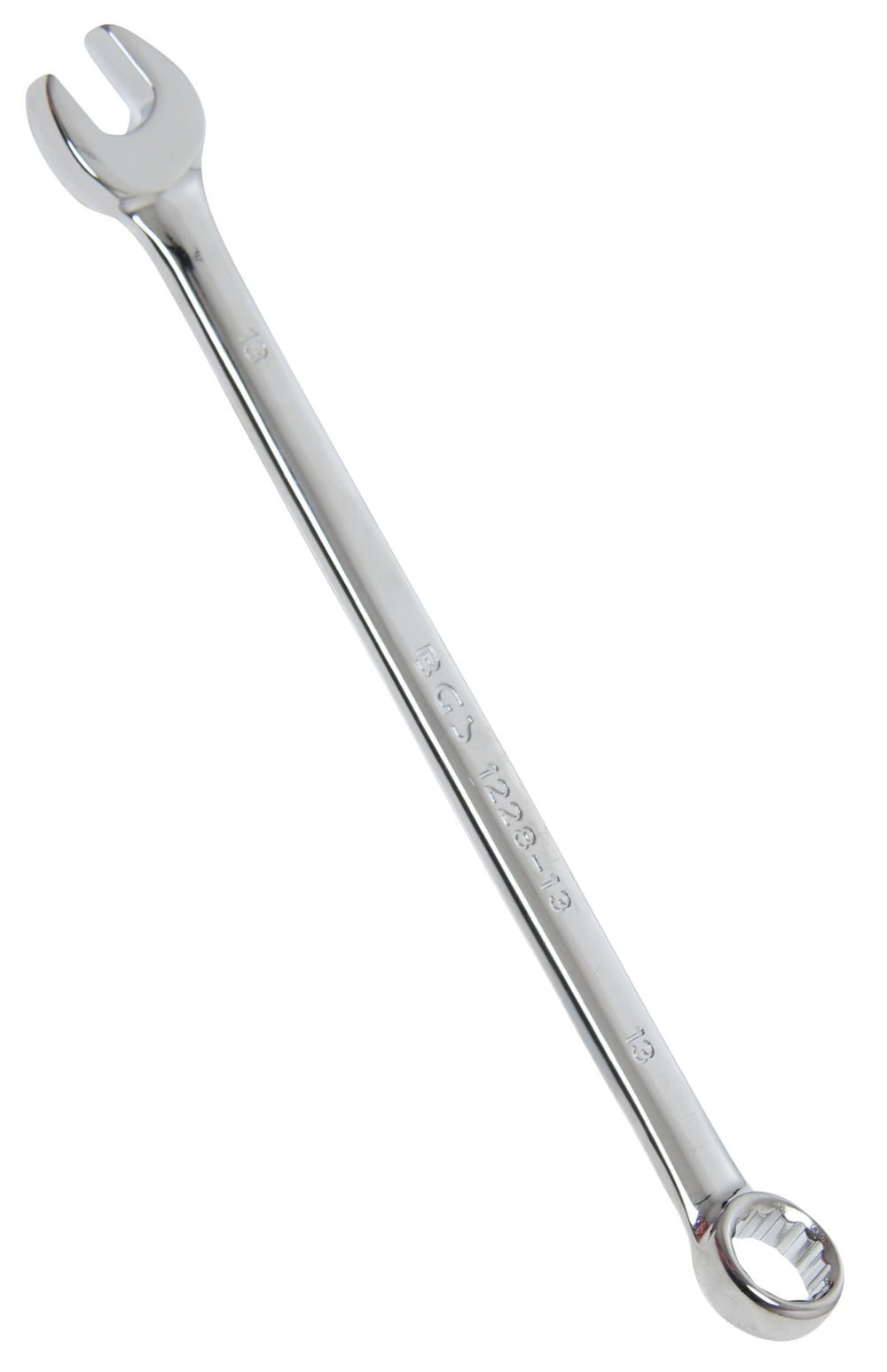 BGS 1228-13 Ringmaulschlüssel extra lang SW 13mm metrisch kalt geschmiedet hochglanz