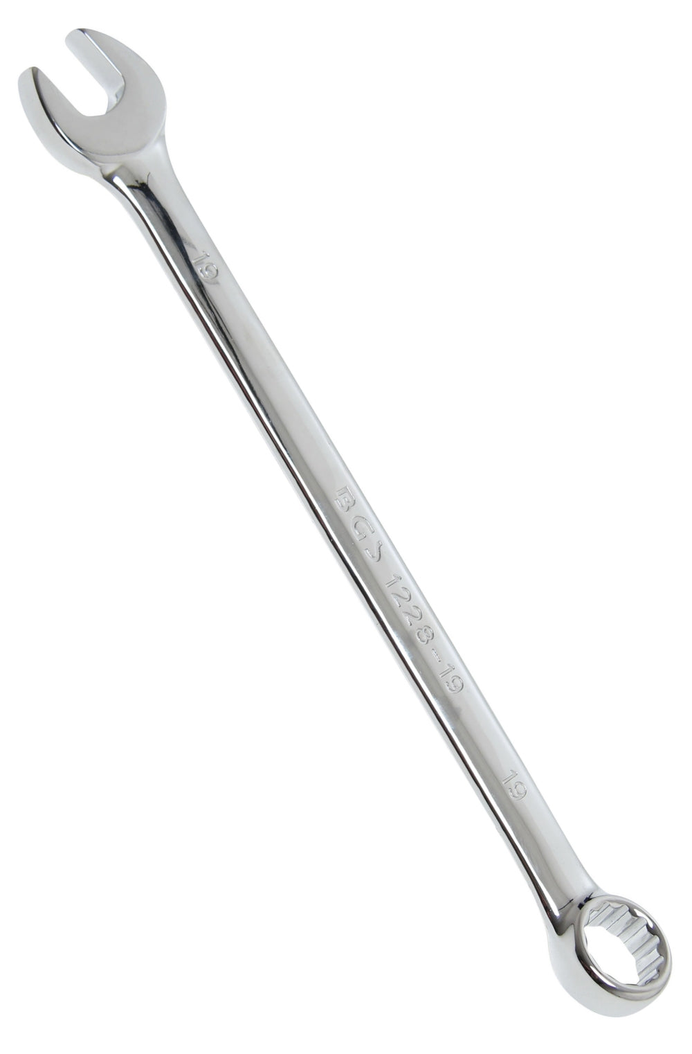 BGS 1228-19 Ringmaulschlüssel extra lang SW 19mm metrisch kalt geschmiedet hochglanz