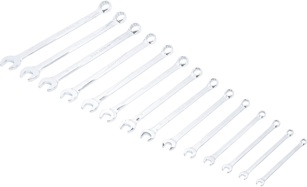 BGS 1228 Satz Ringmaulschlüssel extra lang SW 6 - 19mm metrisch 14 teilig