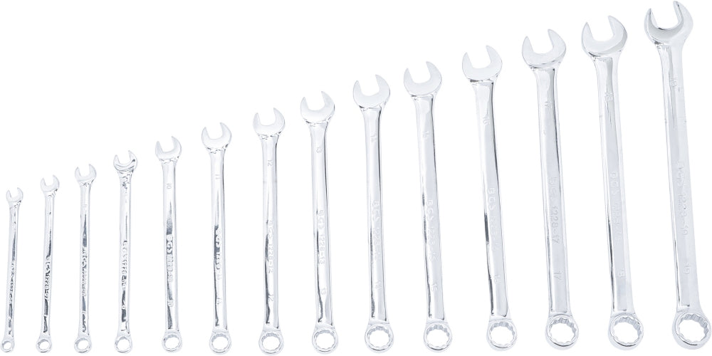 BGS 1228 Satz Ringmaulschlüssel extra lang SW 6 - 19mm metrisch 14 teilig