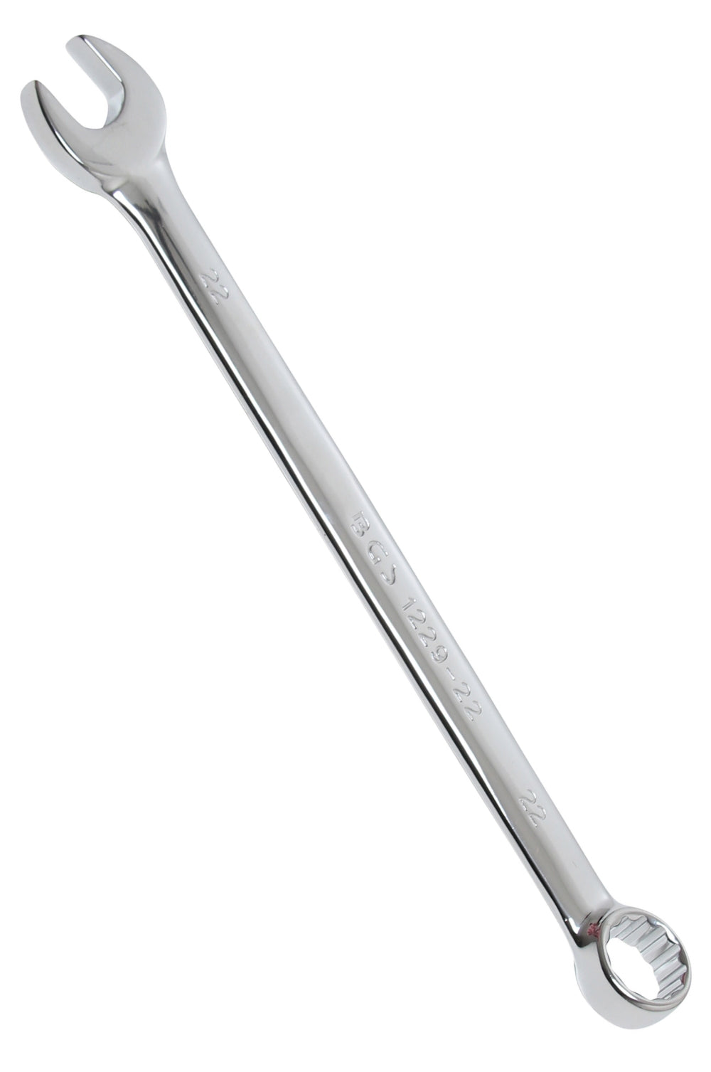 BGS 1229-22 Ringmaulschlüssel extra lang SW 22mm metrisch kalt geschmiedet hochglanz