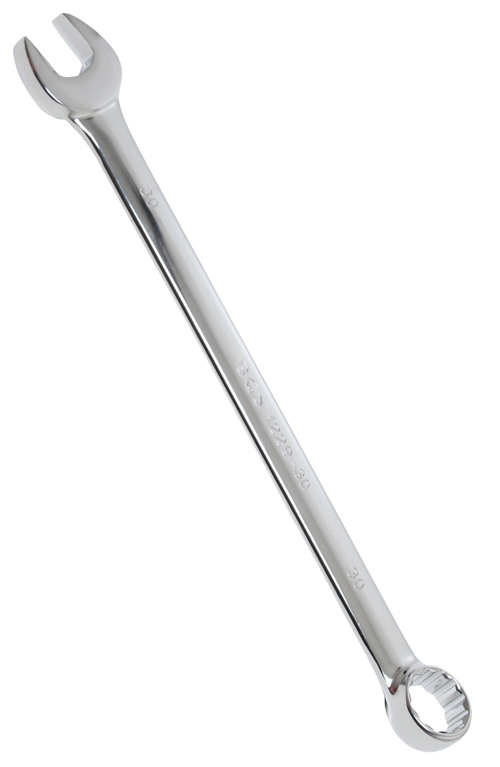 BGS 1229-30 Ringmaulschlüssel extra lang SW 30mm metrisch kalt geschmiedet hochglanz