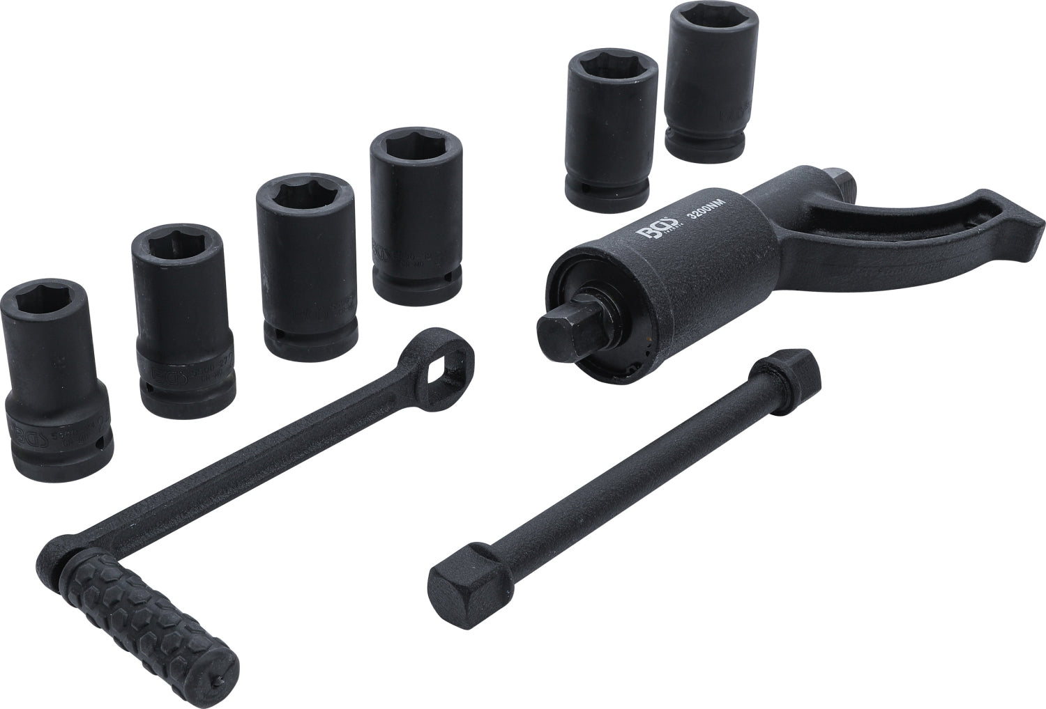 BGS 1230 Satz Drehmomentvervielfältiger 25mm (1") inklusive 7 Einsätzen