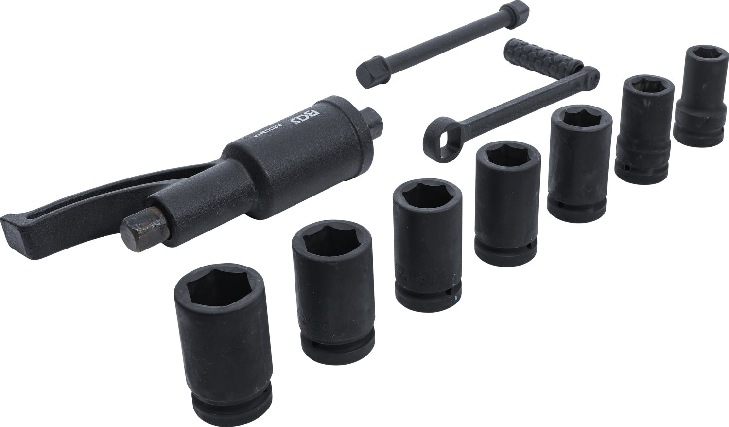 BGS 1230 Satz Drehmomentvervielfältiger 25mm (1") inklusive 7 Einsätzen