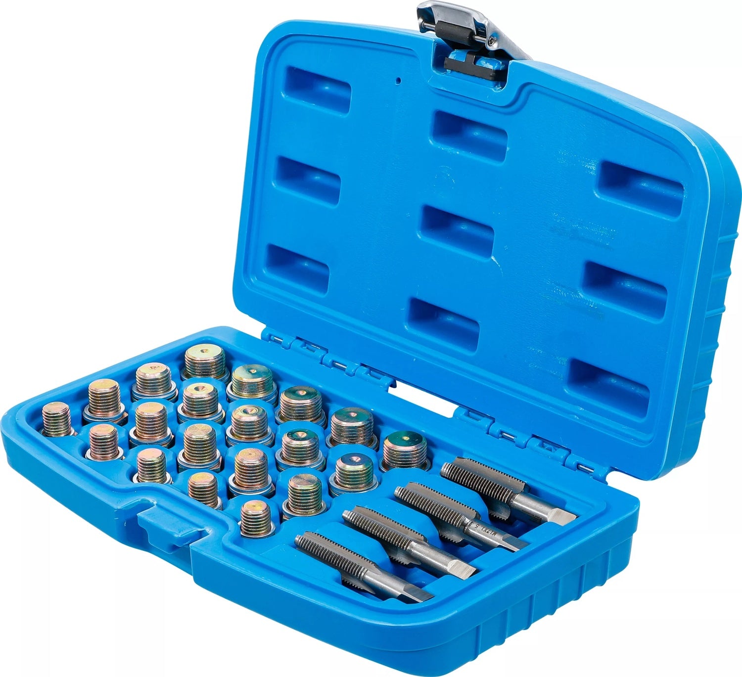 BGS 126 Reparatursatz für Ölwanne Ablaßschraube M13 M15 M17 M20 64 teilig