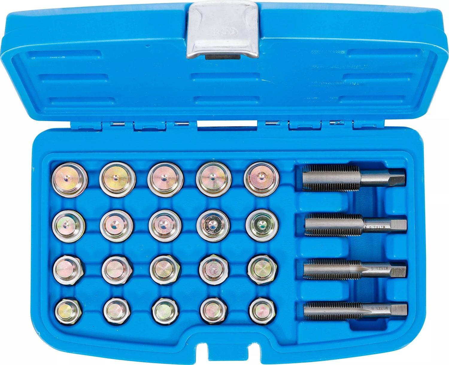 BGS 126 Reparatursatz für Ölwanne Ablaßschraube M13 M15 M17 M20 64 teilig