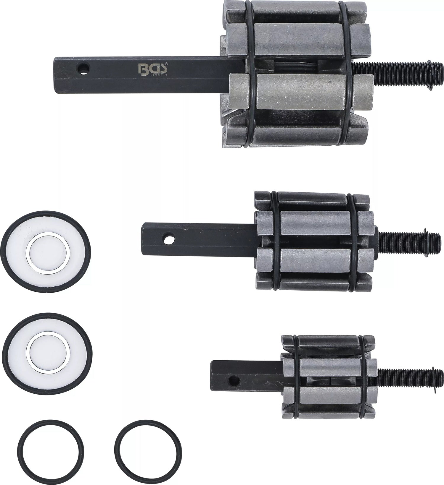 BGS 129 Satz Auspuffaufweiter / Rohraufweiter 3 teilig Aufweitungen von 29-87mm