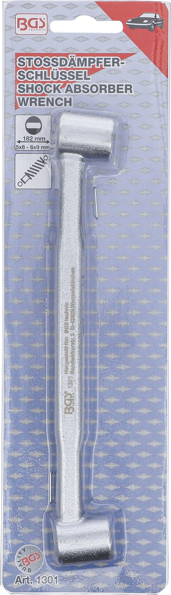 BGS 1301 Gegenhalter Schlüssel für Stoßdämpfer mit Ovalzapfen