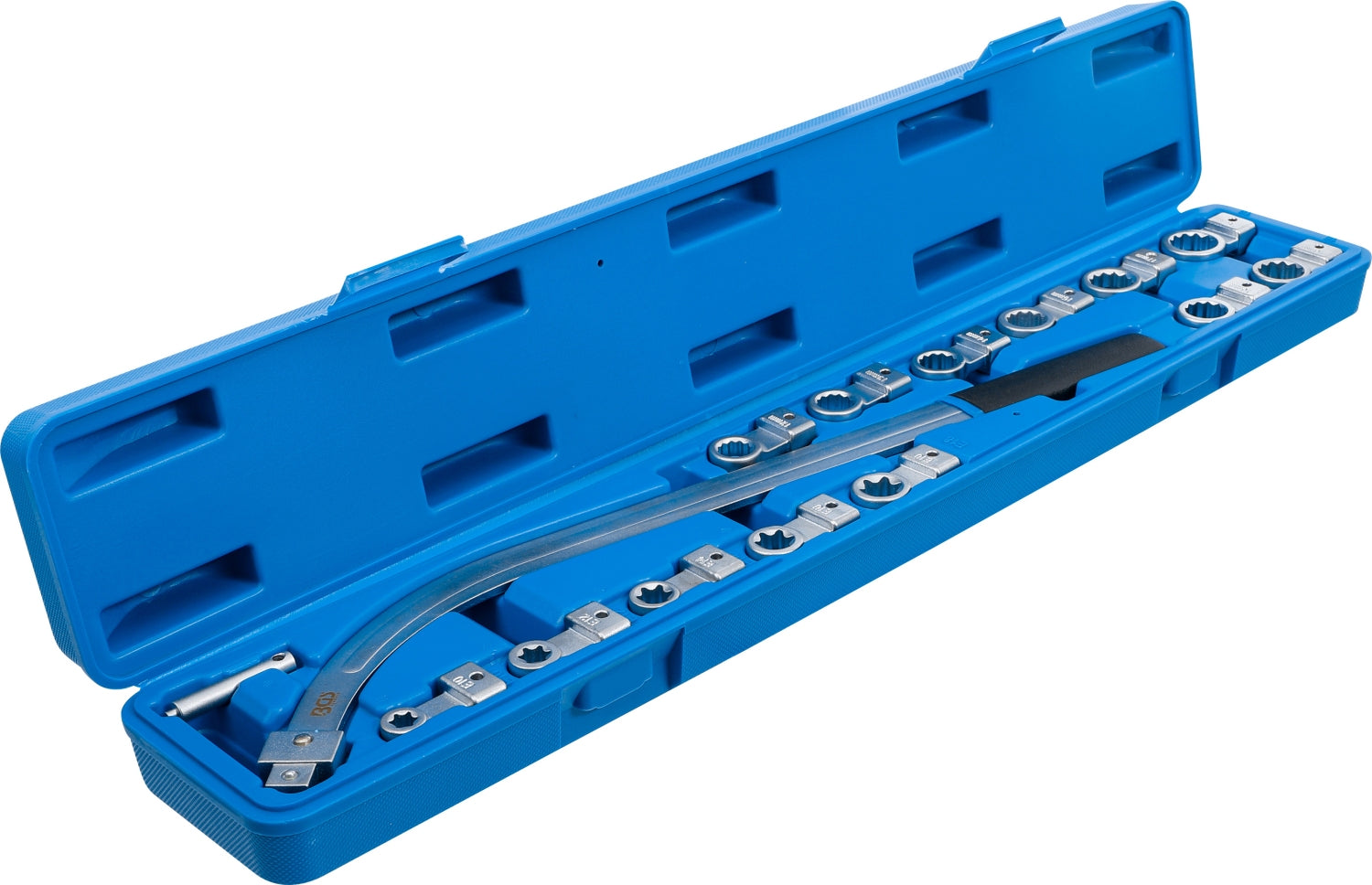 BGS 1312 Satz Spannrollenschlüssel Zwölfkant SW 12 - 19mm & E-Profil SW E10 - E18