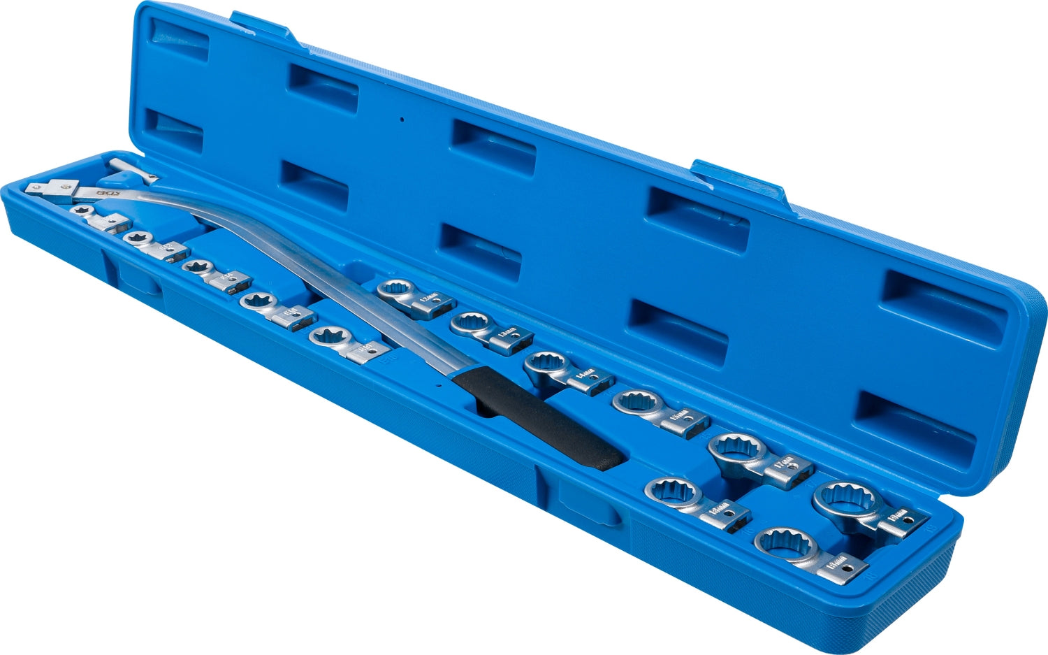 BGS 1312 Satz Spannrollenschlüssel Zwölfkant SW 12 - 19mm & E-Profil SW E10 - E18