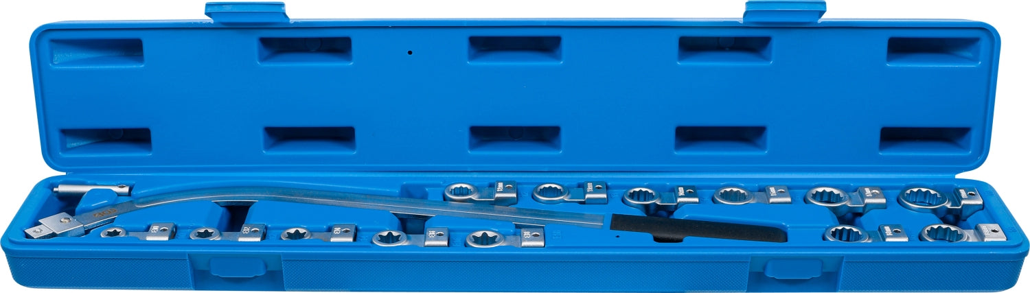 BGS 1312 Satz Spannrollenschlüssel Zwölfkant SW 12 - 19mm & E-Profil SW E10 - E18