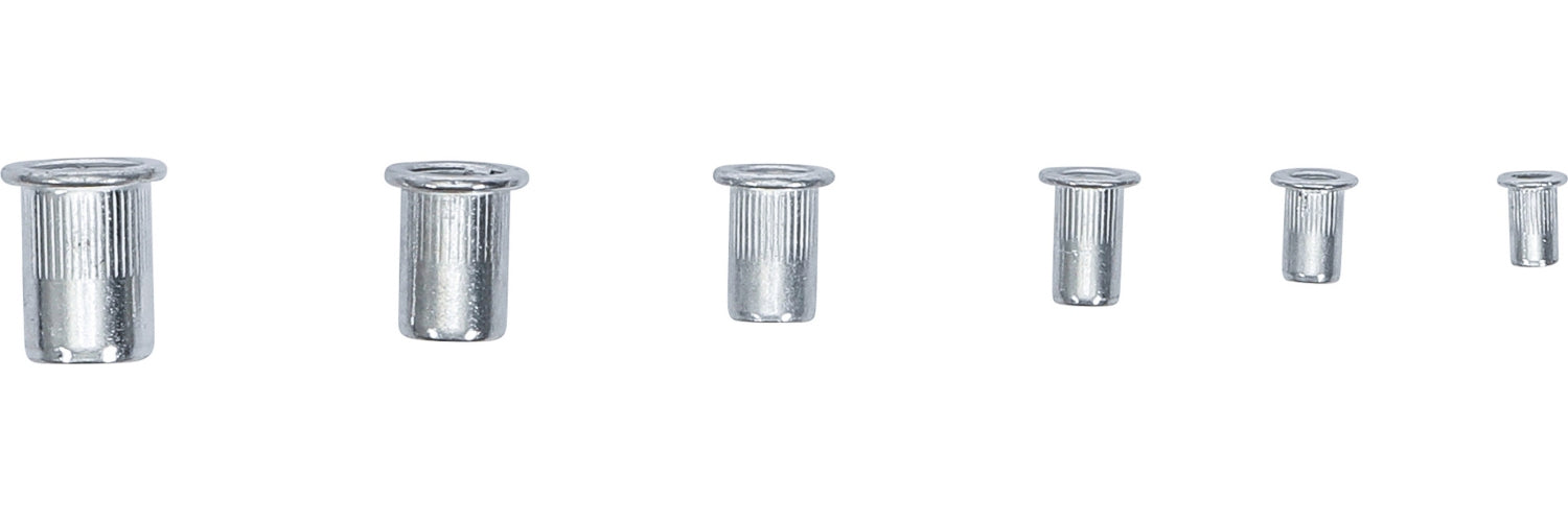BGS 14127 Sortiment Nietmuttern aus Aluminium 150 teilig