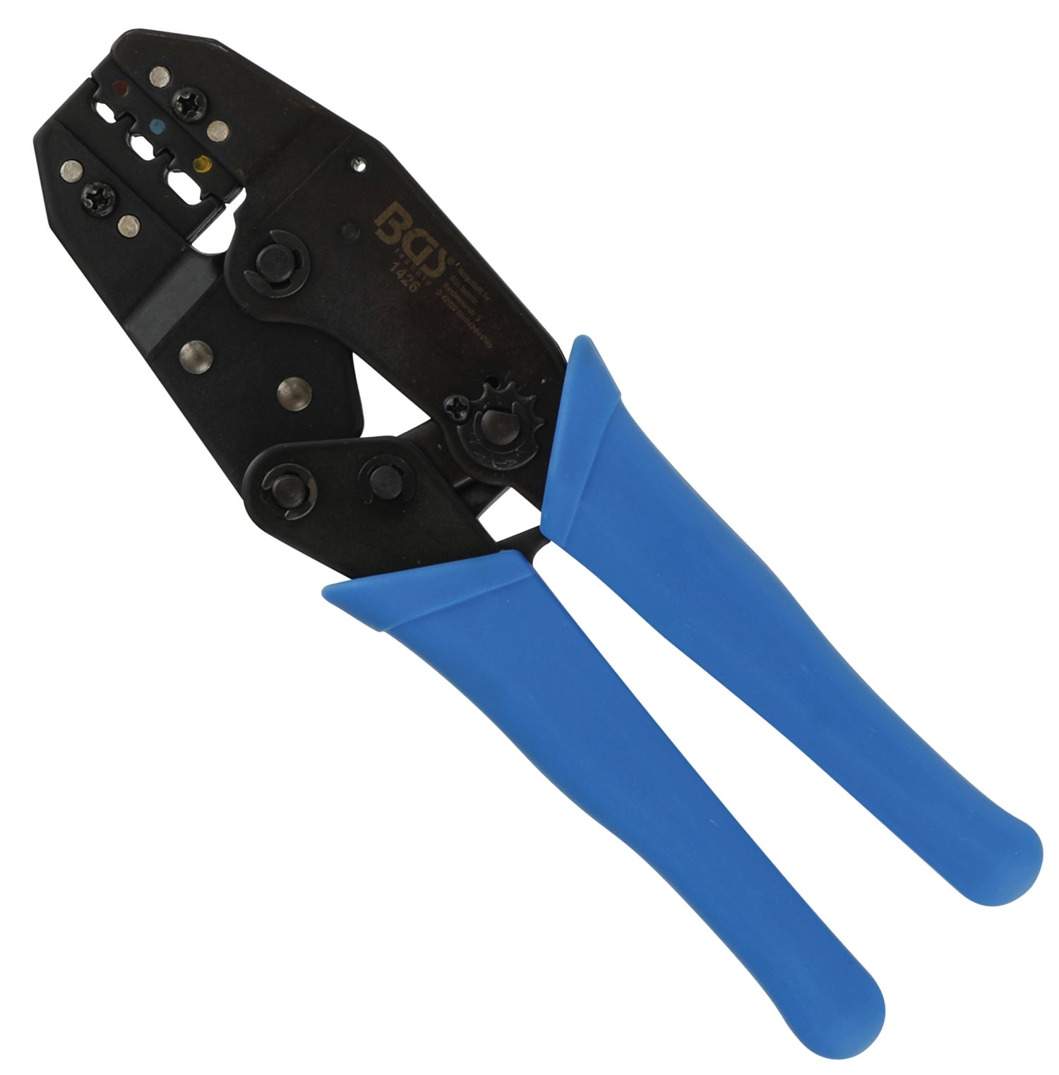 BGS 1426 Kabelschuhzange Crimpzange Presszange mit Ratschenfunktion - für isolierte Kabelschuhe