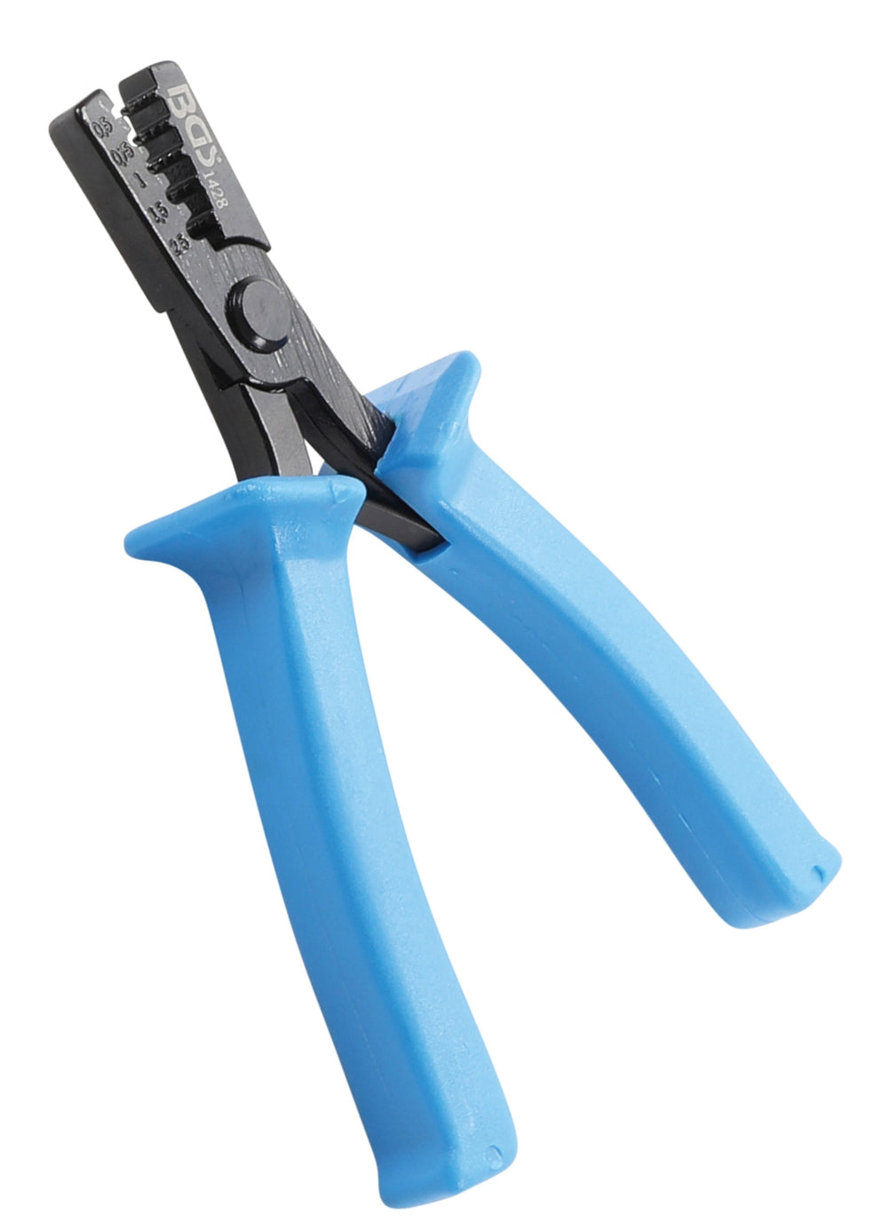 BGS 1428 Kabelschuh Presszange für Aderendhülsen 0,5 - 2,5mm²