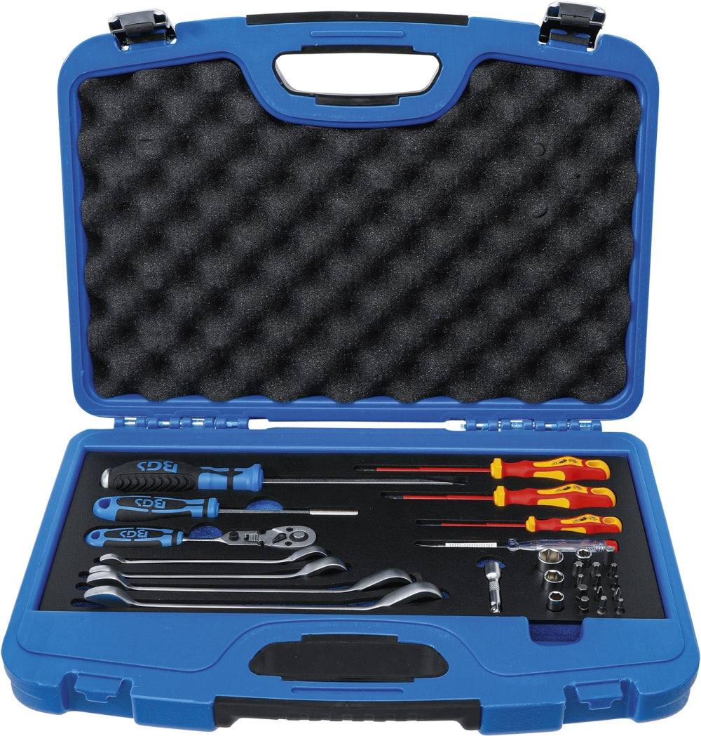 BGS 1433 Werkzeugkoffer bestückt mit Sanitär-/ Heizung Werkzeug 29 teilig