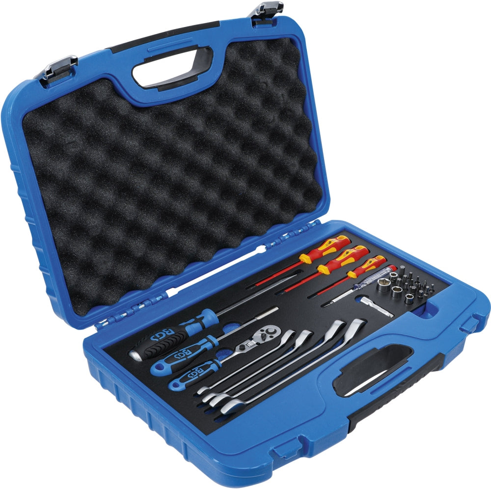 BGS 1433 Werkzeugkoffer bestückt mit Sanitär-/ Heizung Werkzeug 29 teilig