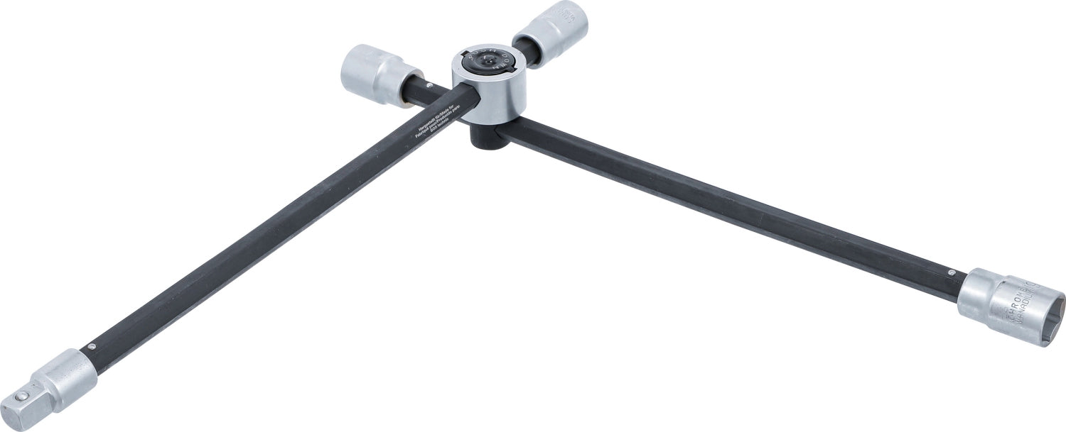 BGS 1456 PKW Radkreuz faltbar zusammenklappbar 17-19-21mm + Vierkant