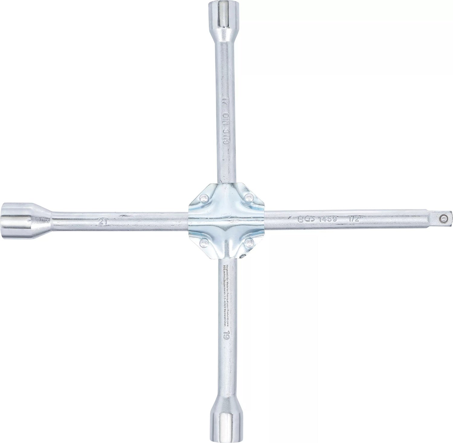 BGS 1459 Radkreuz PkW 17 x 19 x 21 x 12,5 mm (1/2")