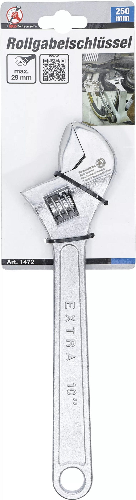 BGS DIY 1472 Rollgabelschlüssel max. 29mm Spannweite Länge 250mm