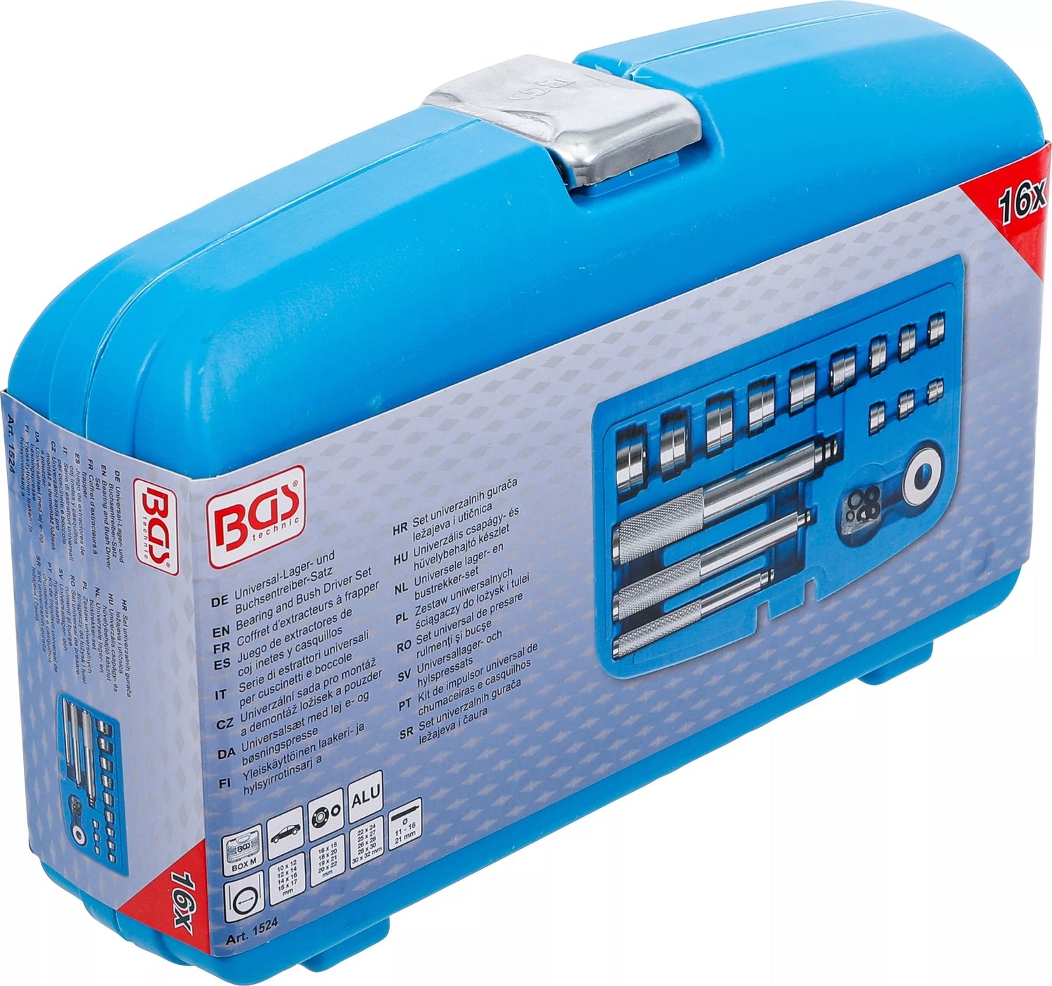 BGS 1524 Satz Universal Werkzeug Lagertreiber / Buchsentreiber 16 teilig