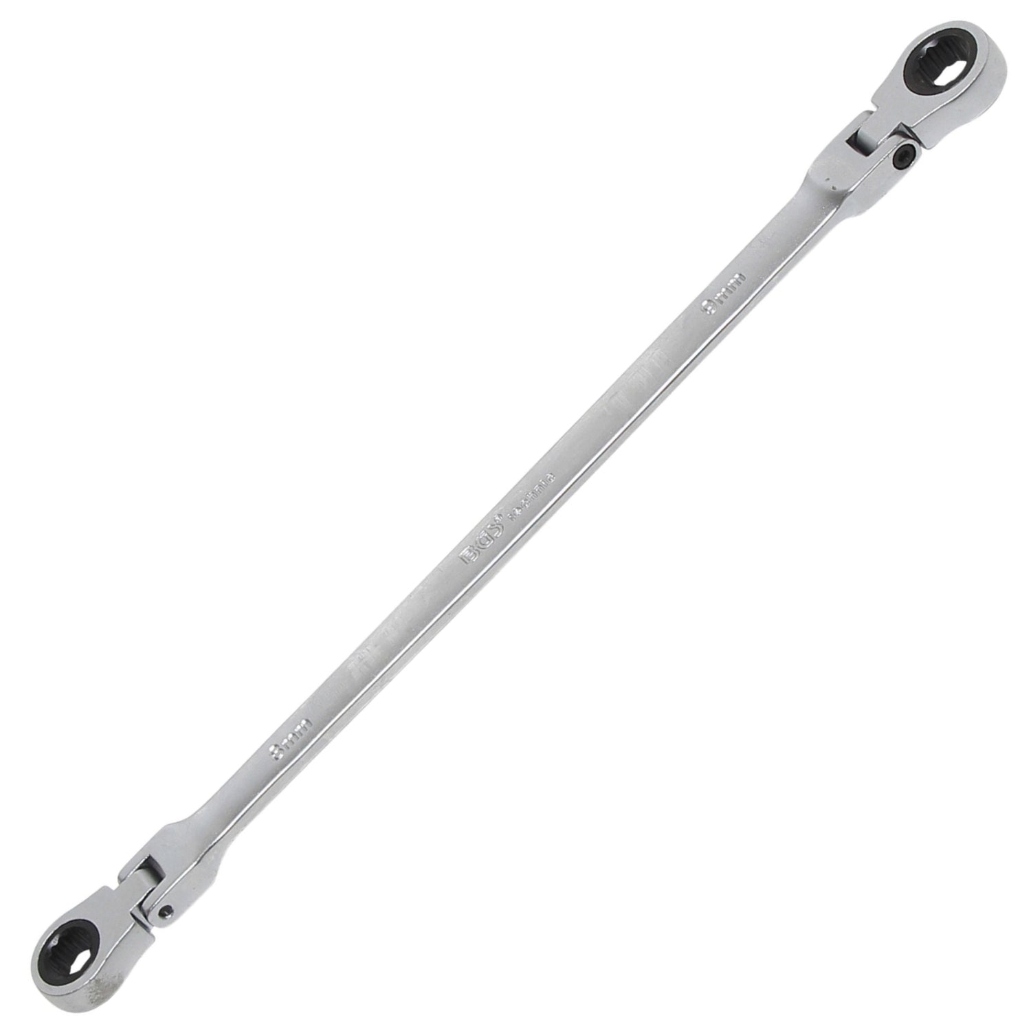 BGS 1541-8x9 Doppelratschengelenkschlüssel SW 8 x 9mm kalt geschmiedet