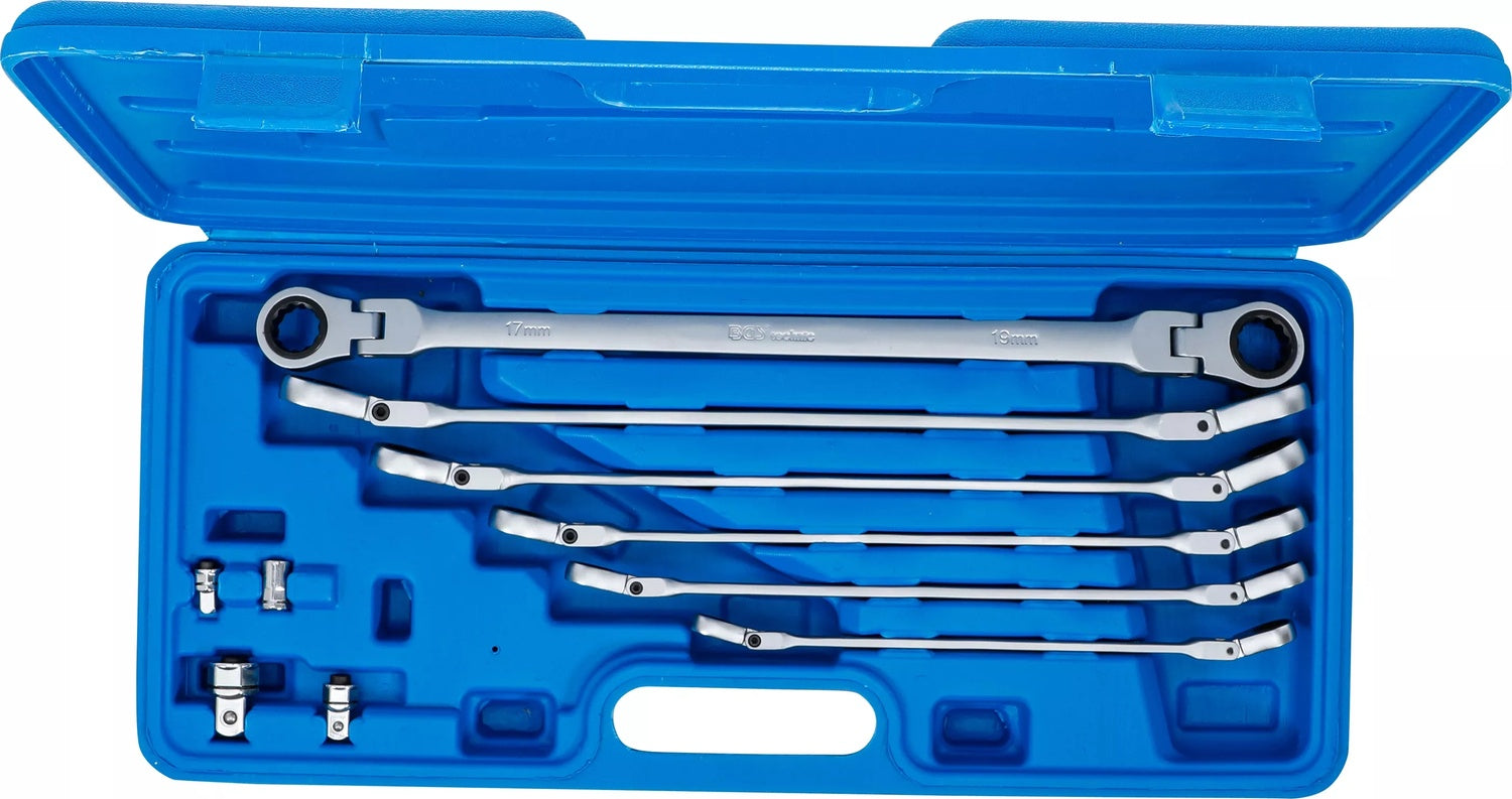 BGS 1541 Satz Gelenkschlüssel mit Ratschenfunktion 8-19mm 10 teilig