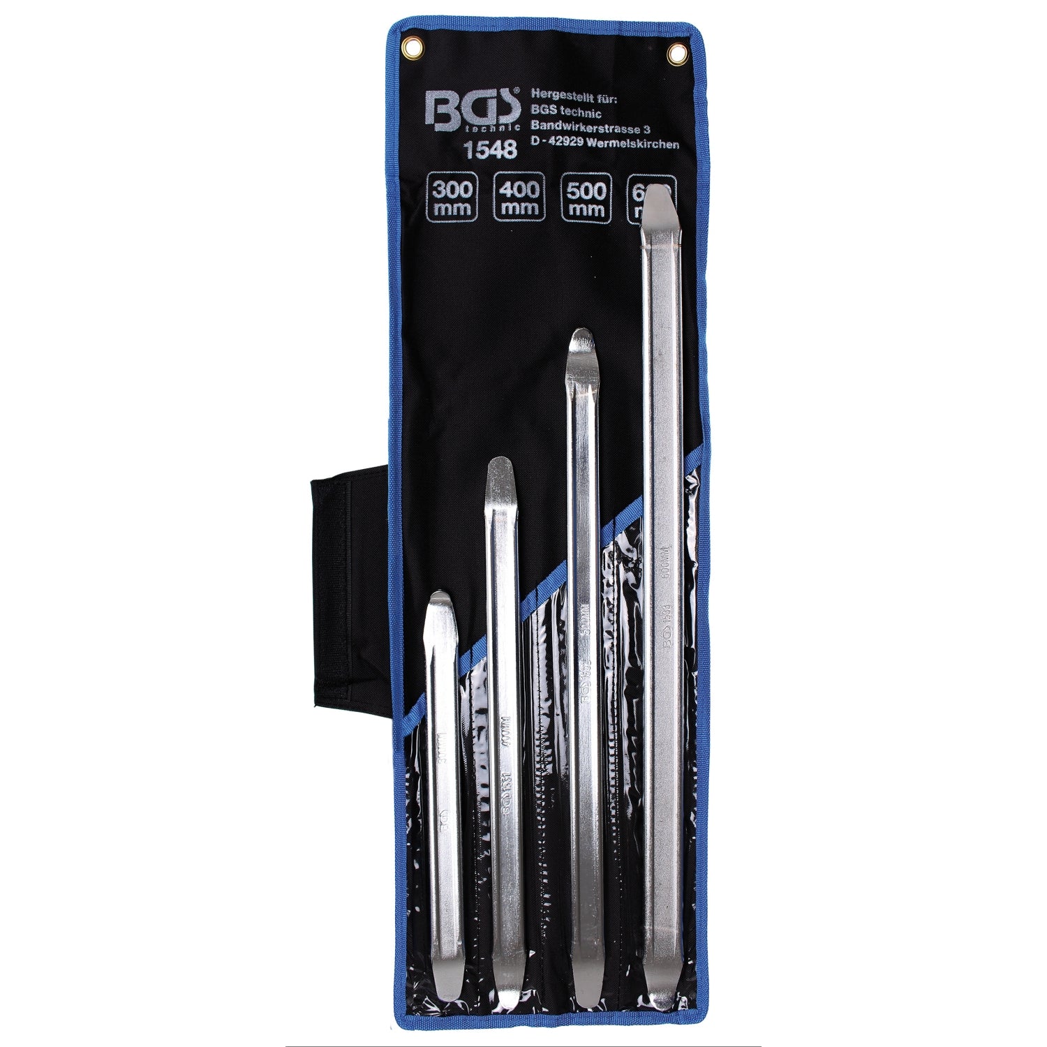 BGS 1548 Set Reifenmontiereisen 300mm 400mm 500mm 600mm + Tasche 4 teilig