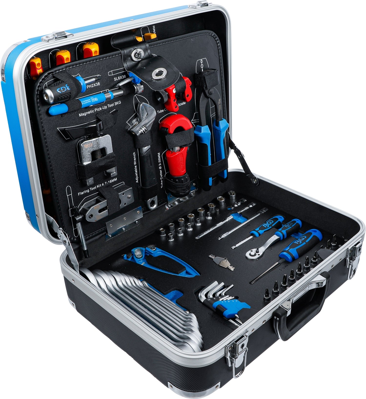 BGS 15504 Kälte Klima Werkzeugkoffer 86 teilig