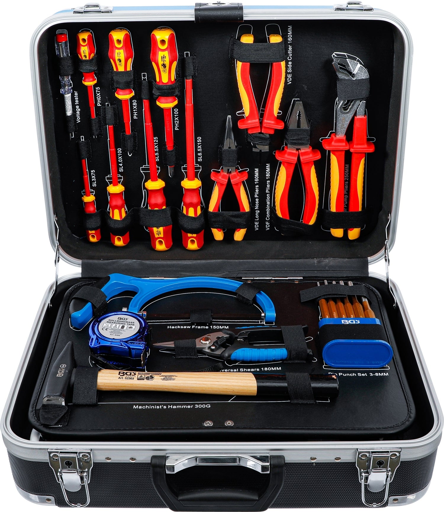 BGS 15504 Kälte Klima Werkzeugkoffer 86 teilig