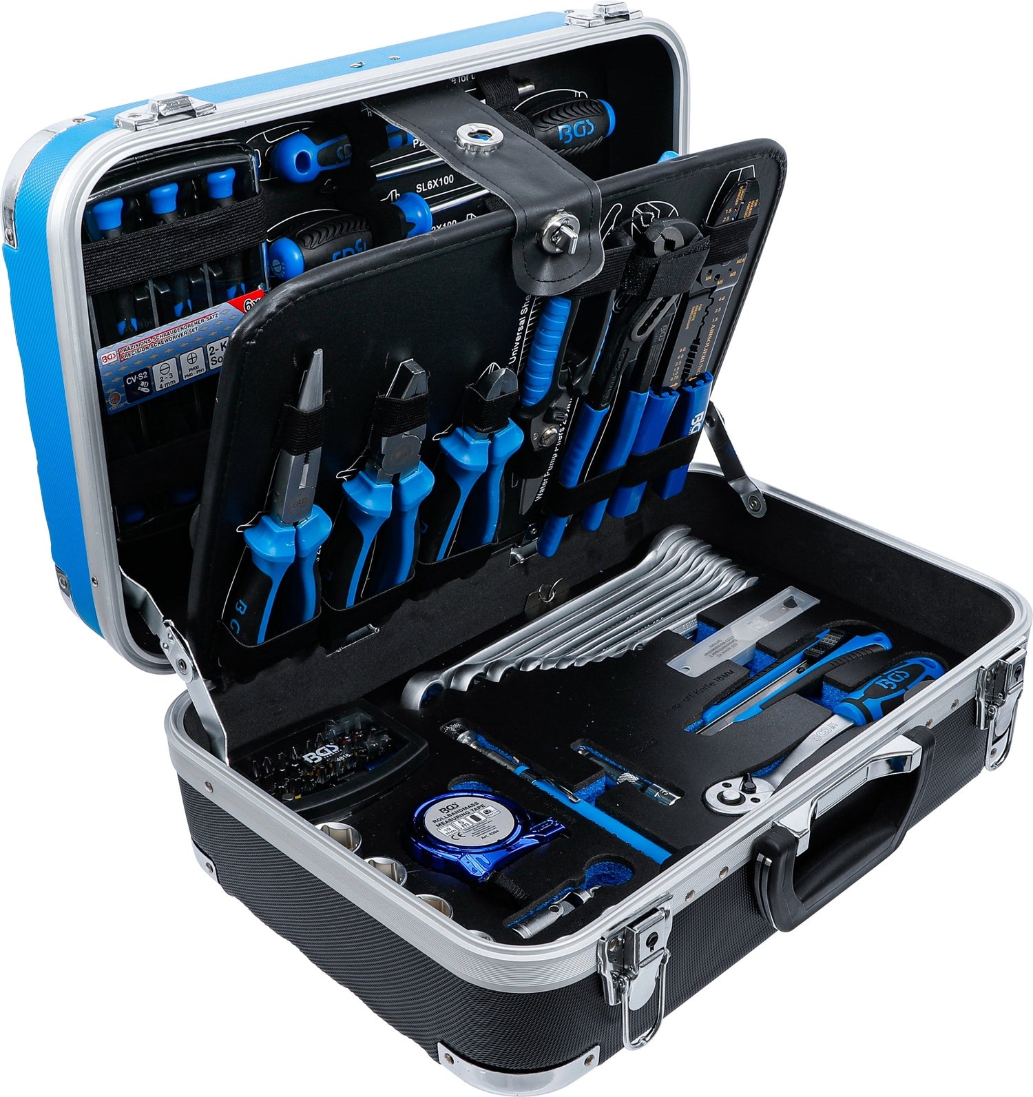 BGS 15505 Satz Werkzeug mit 106 Werkzeugen im stabilen Hartschalenkoffer